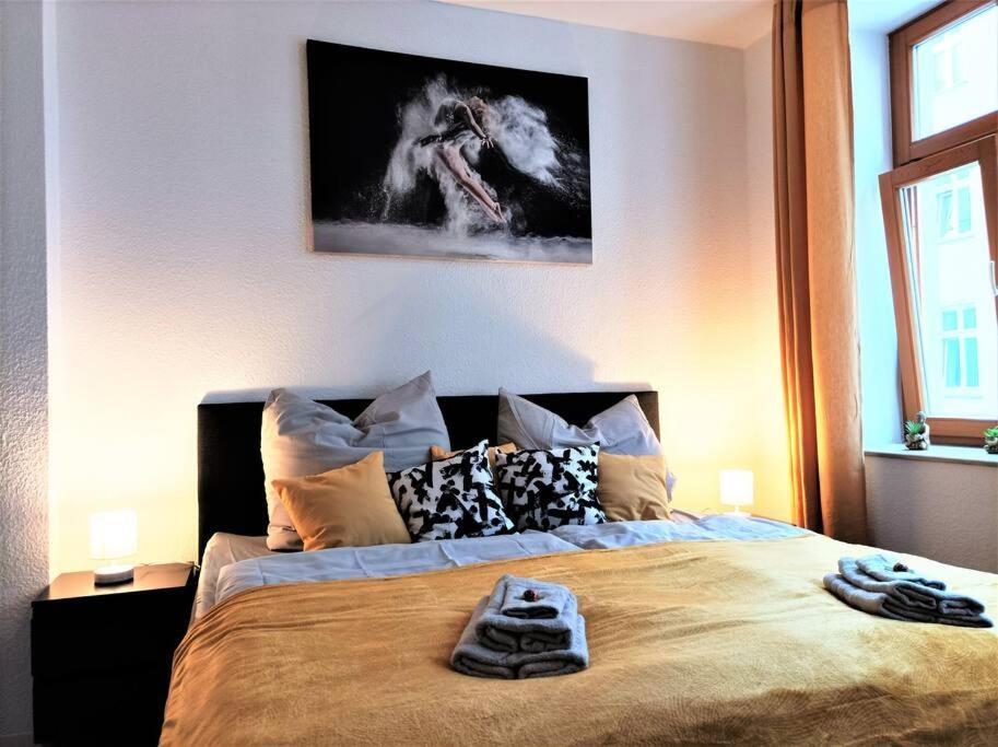 Modernes Apartment Mit Balkon Magdeburg Exterior foto